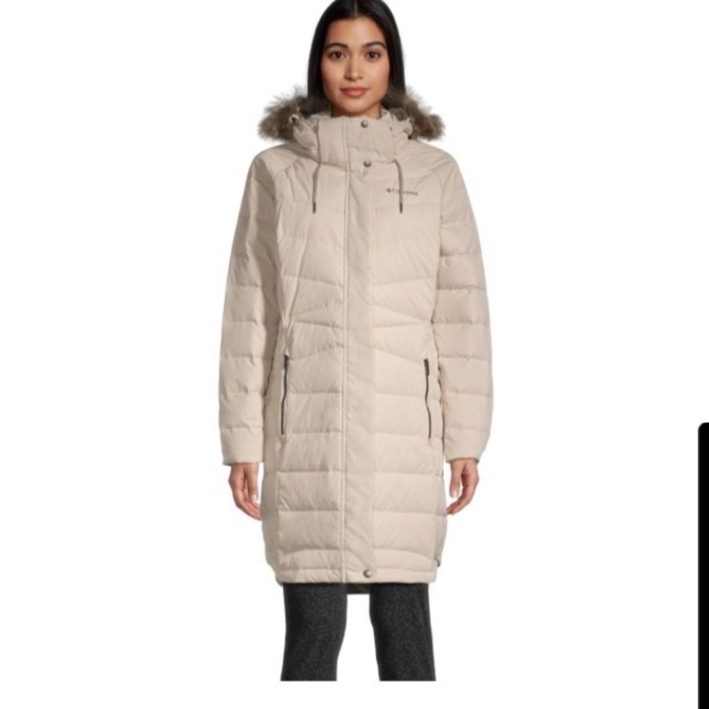 Columbia winter coat size small COLUMBIA W BELLE ISLE II MID DOWN DARK STONE
